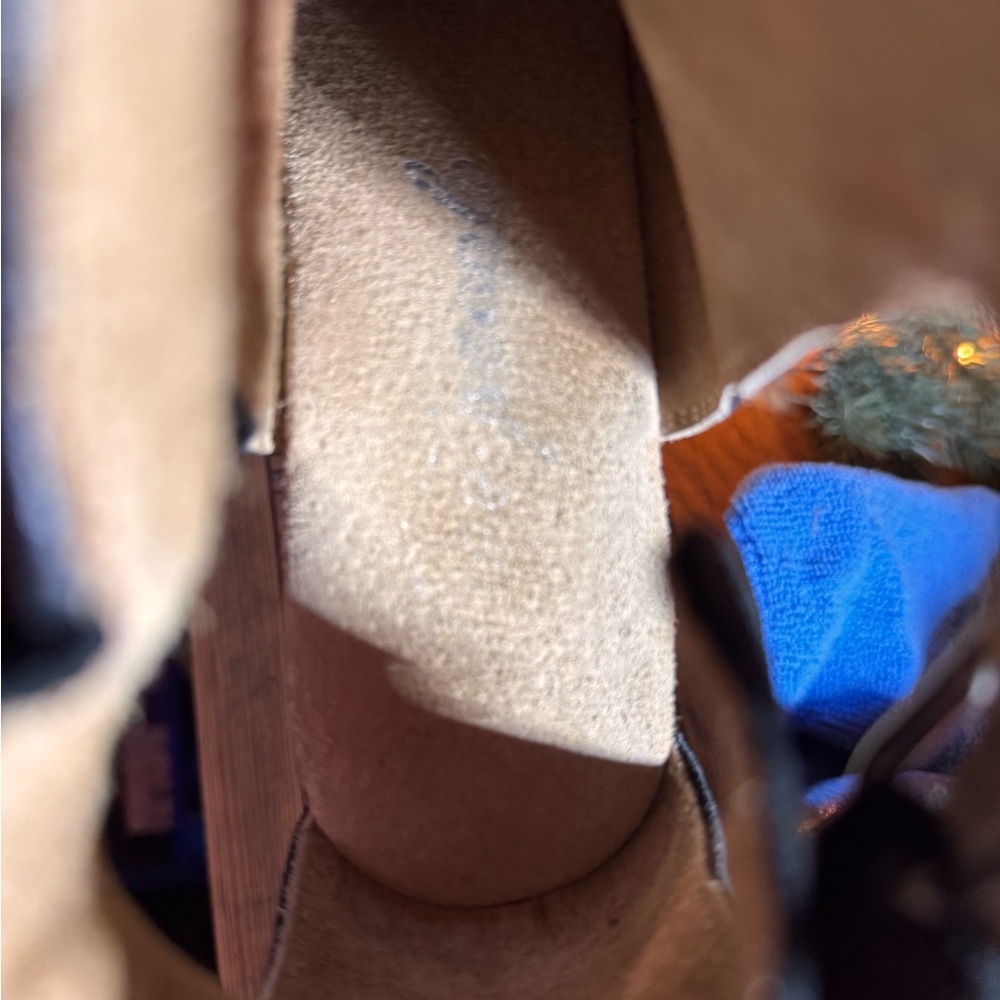 Free People Black Leather Wedges - Picture 6 of 7